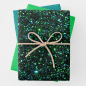 MVB Sparkly Green Blue Design Geschenkpapier Set (Beispiel)