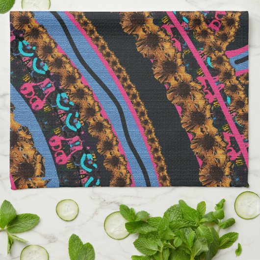 MVB Textile Abstrakte Creative Pieces Geschirrtuch (Gefaltet)