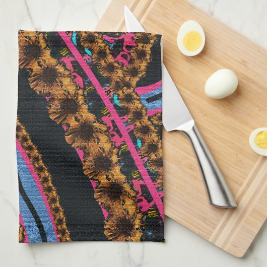 MVB Textile Abstrakte Creative Pieces Geschirrtuch (Viertel Falte)