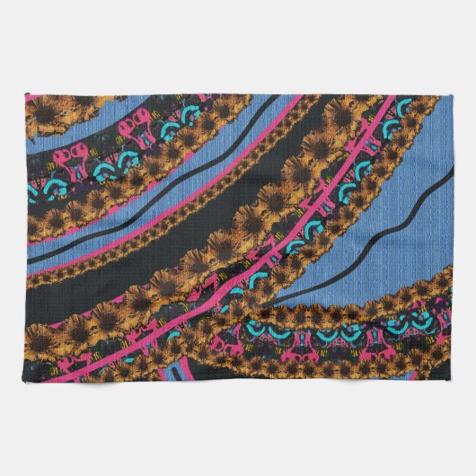 MVB Textile Abstrakte Creative Pieces Geschirrtuch (Horizontal)