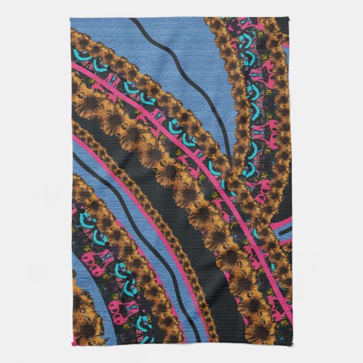 MVB Textile Abstrakte Creative Pieces Geschirrtuch (Vertikal)