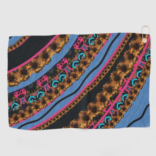 MVB Textile Abstrakte Creative Pieces Golfhandtuch (Horizontal)