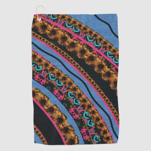 MVB Textile Abstrakte Creative Pieces Golfhandtuch (Vorderseite)