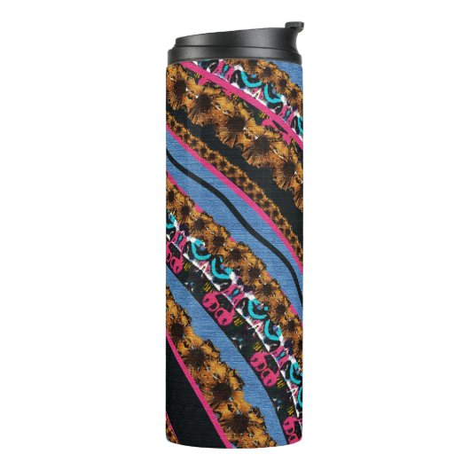 MVB Textile Abstrakte Creative Pieces Thermosbecher (Nach links gedreht)