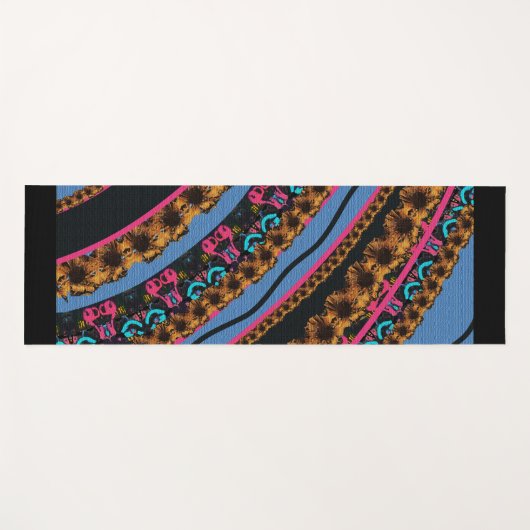 MVB Textile Abstrakte Creative Pieces Yogamatte (Vorderseite (Horizontal))