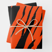 MVB Tiger Stripes Design - Orange & Black Geschenkpapier Set (Beispiel)