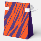 MVB Tiger Stripes Design - orange und Lila Geschenkschachtel (Rückseite)