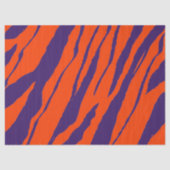 MVB Tiger Stripes Design - orange und Lila Seidenpapier (Vorderseite)