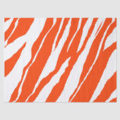 MVB Tiger Stripes Design - Orange & Weiß Seidenpapier (Vorderseite)