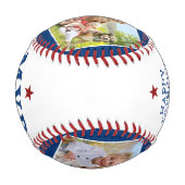 MVD - Der wertvollste Vater - Custom 2 Foto Baseball (Rückseite)