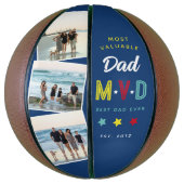 MVD - Der wertvollste Vater mit dem 3-Foto-Tastena Basketball (Vertikal)