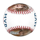 MVD der wertvollste Vater zwei Foto kundenspezifis Baseball (Rückseite)