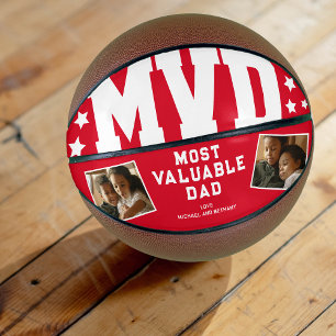 MVD höchst wertvoller Vater zwei Foto Rot Basketball