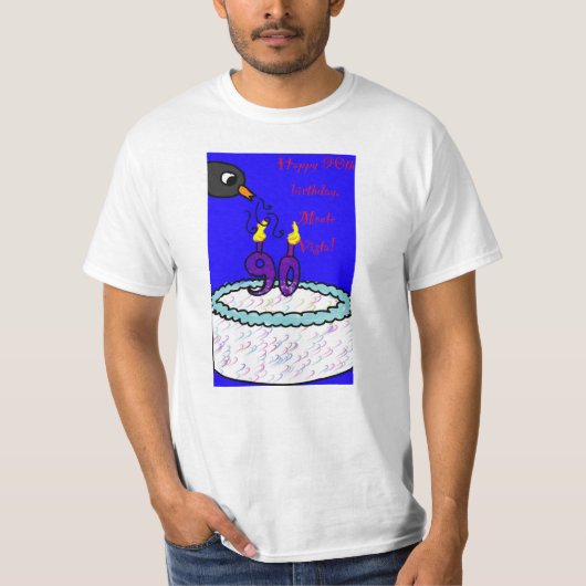 MVES 90. Geburtstag Erwachsener T - Shirt (Vorderseite)