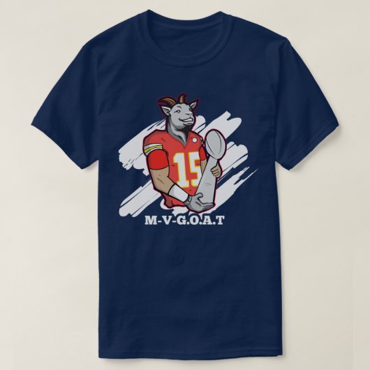 MVGOAT Mahomes MVP T-Shirt (Design vorne)