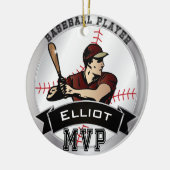 MVP Baseball ⚾ Keramik Ornament (Links)