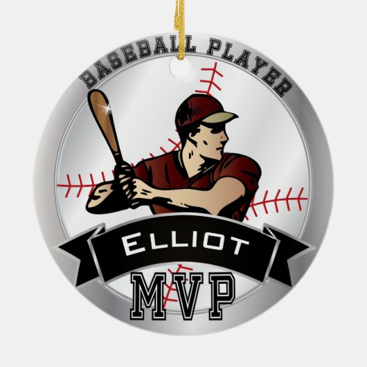 MVP Baseball ⚾ Keramik Ornament (Hinten)