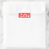 MVP-Briefmarke Runder Aufkleber (Tasche)