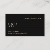 MVP Business Card Visitenkarte (Rückseite)