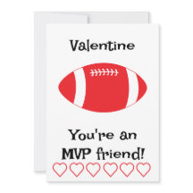 MVP Football Kids Classroom Holiday Card