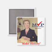MVP Hillary Clinton Magnet (Vorderseite/Rückseite)