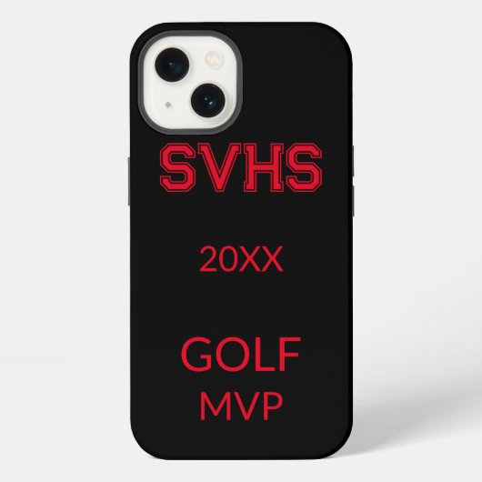 MVP iPhone Case für High School Hülle (Rückseite)