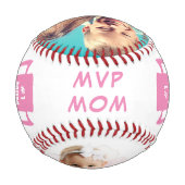 MVP Mama Rosa Personalisierte Fotos Baseball (Rückseite)