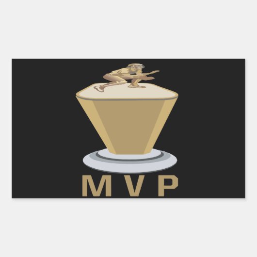 MVP RECHTECKIGER AUFKLEBER (Vorderseite)