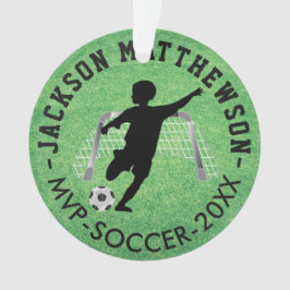 MVP Soccer ⚽ Player - Junge Ornament