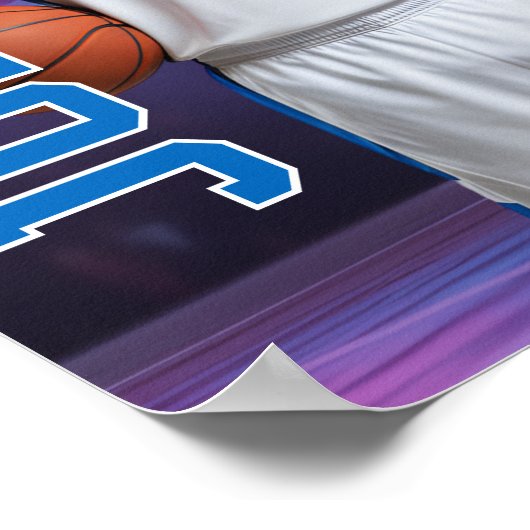 MVP Spielerporträt Senior Basketball Foto Sport Poster (Ecke)