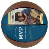 MVP Vater | Blue & Gold Vatertag Basketball (Vorderseite)
