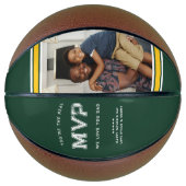 MVP Vater | Grün & Gold Vatertag Basketball (Vorderseite)