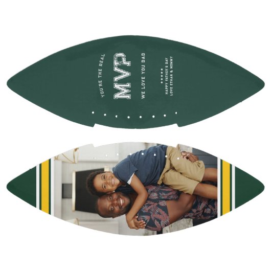 MVP Vater | Grün & Gold Vatertag Football (Paneele)