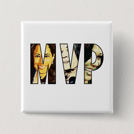 MVP Vizepräsidentin Kamala Harris Button (Vorderseite)