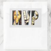 MVP Vizepräsidentin Kamala Harris Rechteckiger Aufkleber (Tasche)