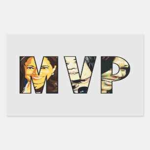 MVP Vizepräsidentin Kamala Harris Rechteckiger Aufkleber