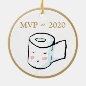MVP von 2020 Funny Toilet Paper Weihnachtsschmuck (Hinten)