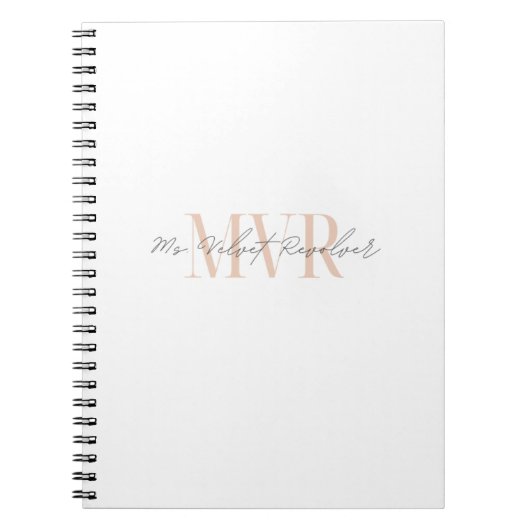 MVR SpiralNotebook Notizblock (Vorderseite)