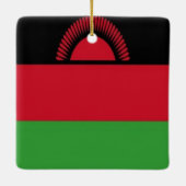 MW001 MALAWI Flag, Afrika, Keramikornament (Rückseite)