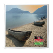 MW005 MALAWI, Malawi-See, Afrika, Fliese (Vorderseite)