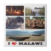 MW009 MALAWI I Liebe, Mosaik, Afrika, Fliese (Vorderseite)