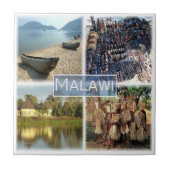 MW010 MALAWI, Mosaik, Afrika, Fliese (Vorderseite)