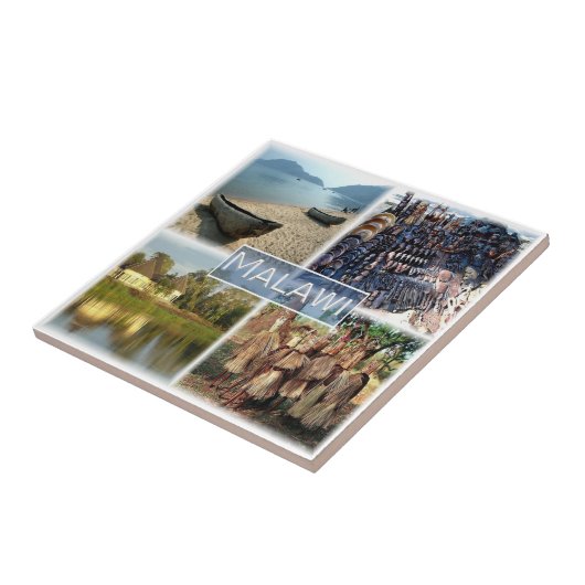 MW010 MALAWI, Mosaik, Afrika, Fliese (Seite)