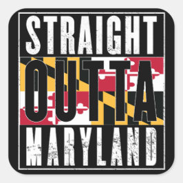 MWA...... QUADRATISCHER AUFKLEBER