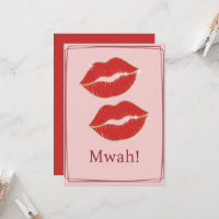 Mwah Red Lips Valentinstag