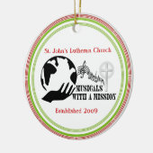 MWAM Weihnachtsverzierung Keramik Ornament (Links)