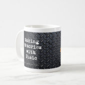MWE Diamant-Platten-Tasse Kaffeetasse (Vorderseite Links)