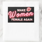 MWFA #3 RECHTECKIGER AUFKLEBER (Tasche)