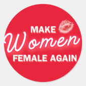 MWFA #4 RUNDER AUFKLEBER (Vorderseite)