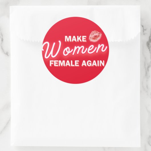 MWFA #4 RUNDER AUFKLEBER (Tasche)